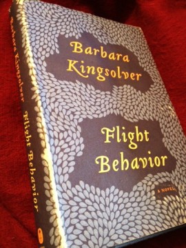 Barbara Kingsolver's novel Flight Behavior, published 2012 by  Harper