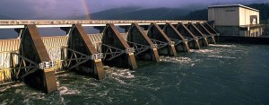 TVA's Nickajack Dam on the Tennessee River. Photo by TVA via Wikimedia